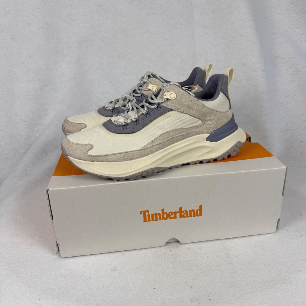 Timberland Motion Access Low LC Waterproof Sneakers Womens 9.5 Mesh‎ Suede White